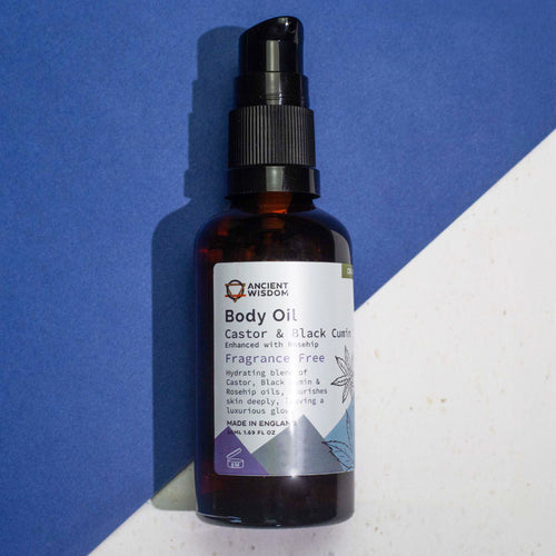 Huile corporelle bio à la rose musquée sans parfum 50ml
