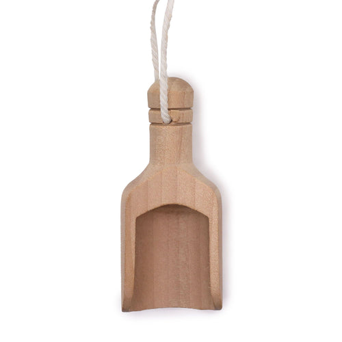 Mini cuillère en bois pour sels de bain 9,2 cm