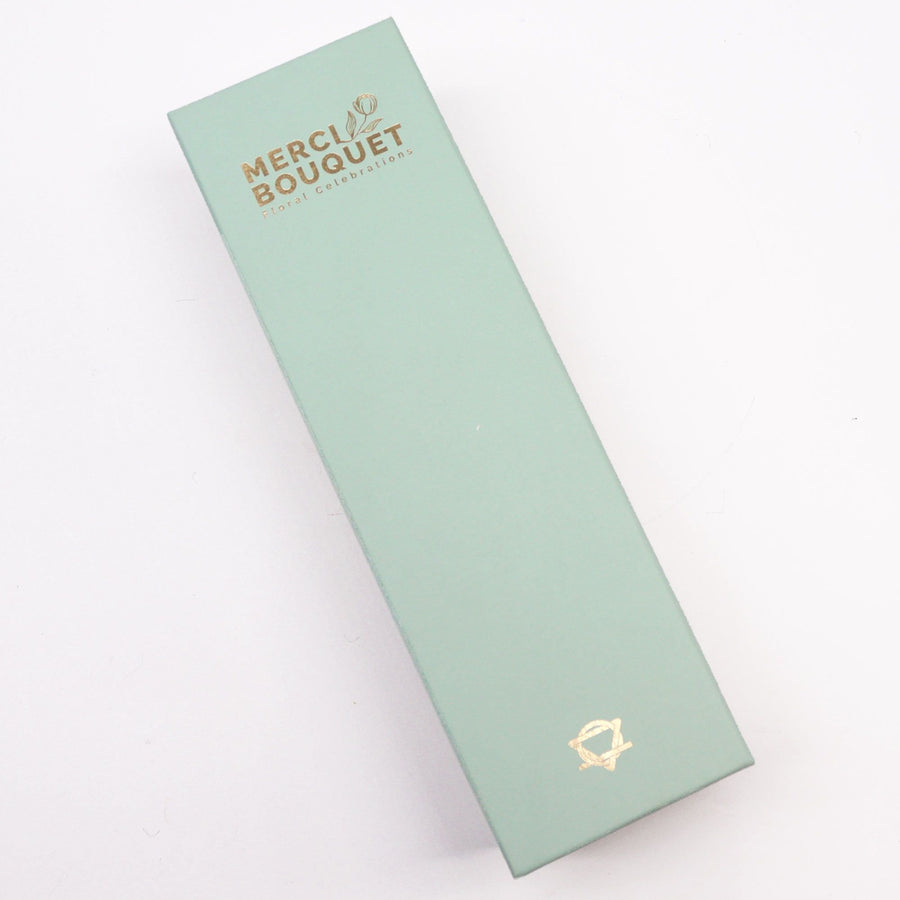 Boîte à Fleurs de Savon Mariage – Blanc & Ivoire