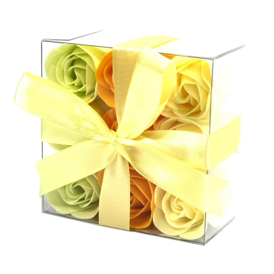 Set de 9 Fleurs de Savon pour le Bain – Roses de Printemps