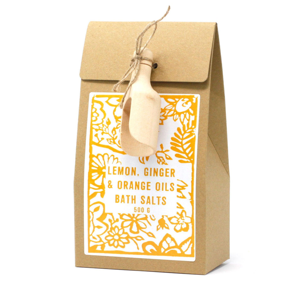 Sel de Bain Himalaya 500g – Citron, Gingembre & Orange