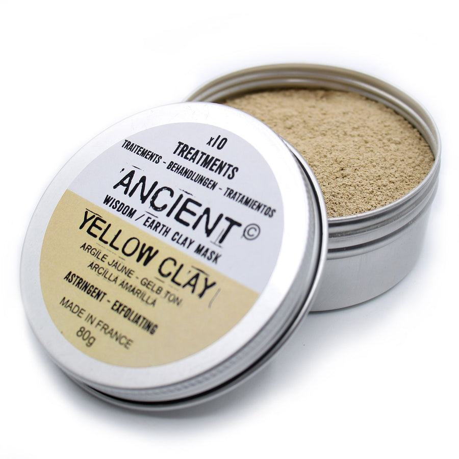 Masque Visage à l'Argile Jaune 80g