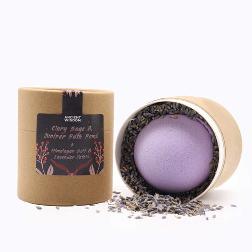 Coffret Bain Aromathérapie – Bombe de Bain, Sel de l'Himalaya & Fleurs