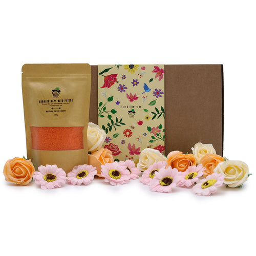 Coffret Sels de Bain et Fleurs – Total Detox