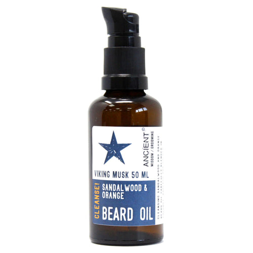 Huile à Barbe Naturelle Musc Viking – 50ml