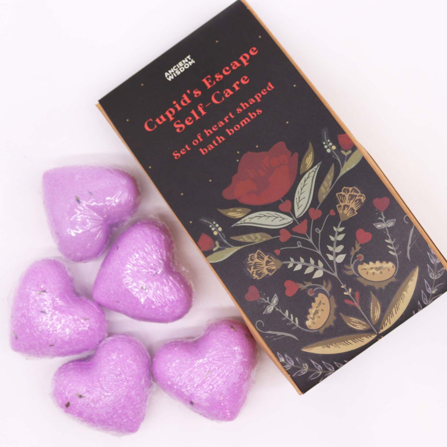 Bombe de Bain Coeur Lavande – Coffret Cadeau Bien-être