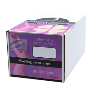 Savons d'Accueil Cœur 10 pièces – Rose Sauvage
