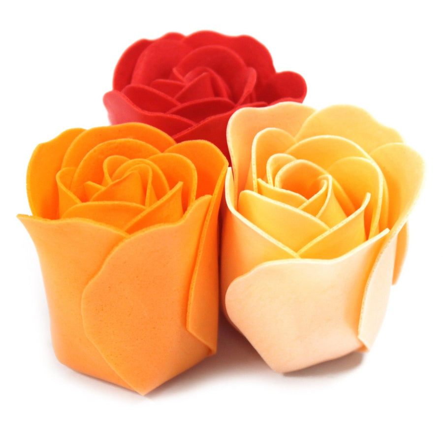 Coffret 9 Fleurs de Savon – Roses Pêche