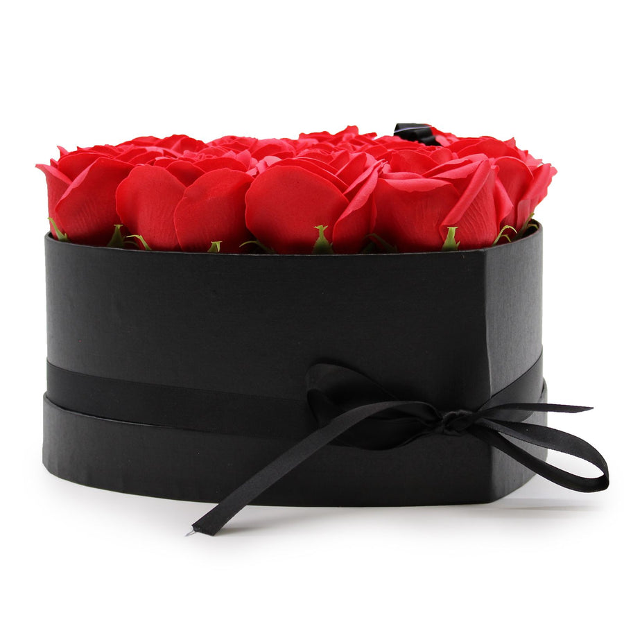 Bouquet de Savon Coeur – 13 Roses Rouges