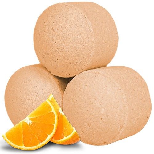 Pastilles de Bain en Vrac - Orange Fraîche, Boîte 1,3kg