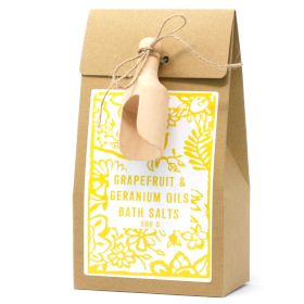 Sel de Bain Aromathérapie Pamplemousse & Géranium – 500g