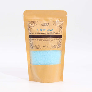 Potion de Bain Aromathérapie Sachet Kraft 350g – Sommeil Paisible