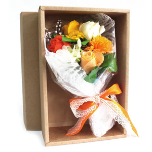Bouquet de Savon en Coffret – Orange