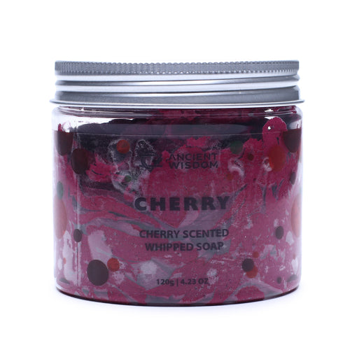 Savon fouetté parfum cerise 120g
