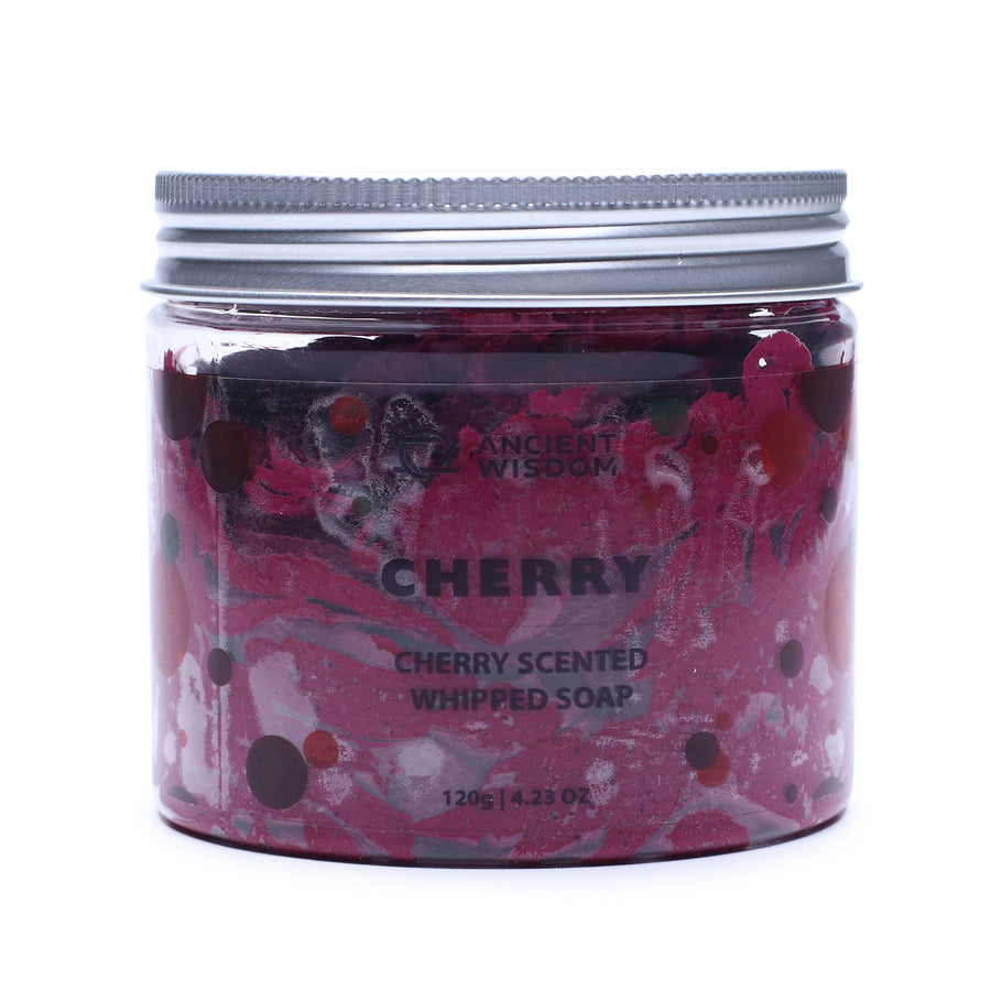 Savon fouetté parfum cerise 120g