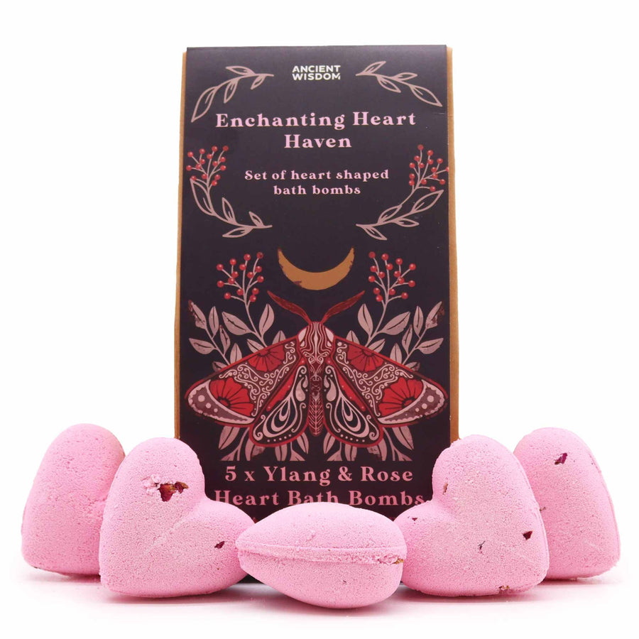 Coffret Bombes de Bain Cœur – Enchanting Heart Heaven