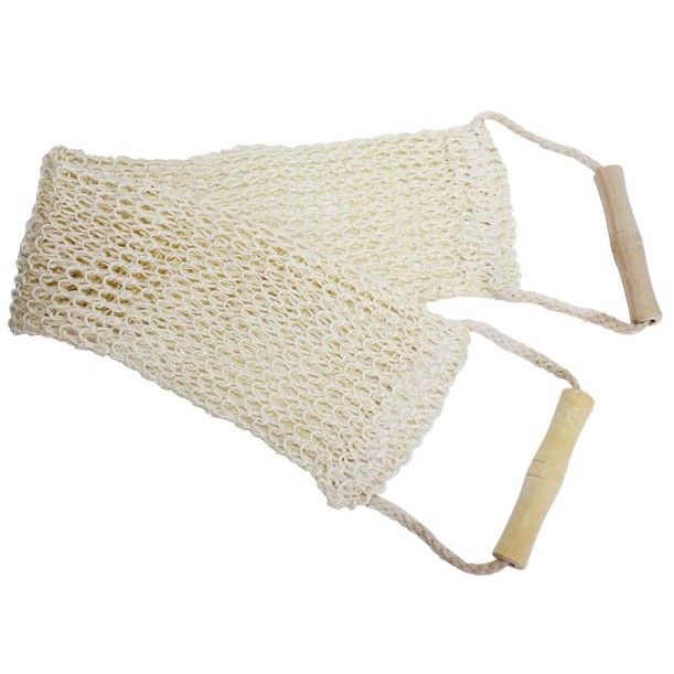 Gant de Gommage Dos en Jute Naturelle