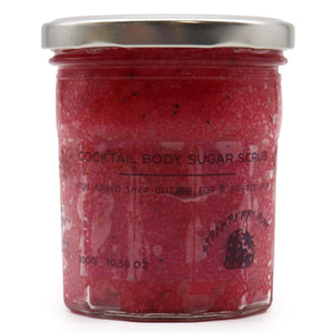 Gommage Corps au Sucre Fraise Rhum 300g