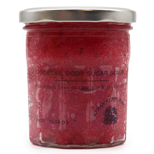 Gommage Corps au Sucre Fraise Rhum 300g