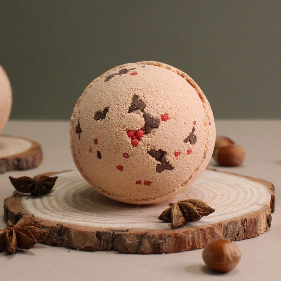 Bombe de Bain Renne au Nez Rouge 180g – Toffee & Caramel