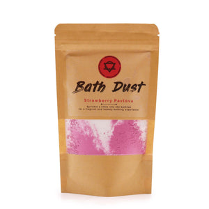 Poudre de Bain Effervescente Artisanale 200g – Pavlova Fraise