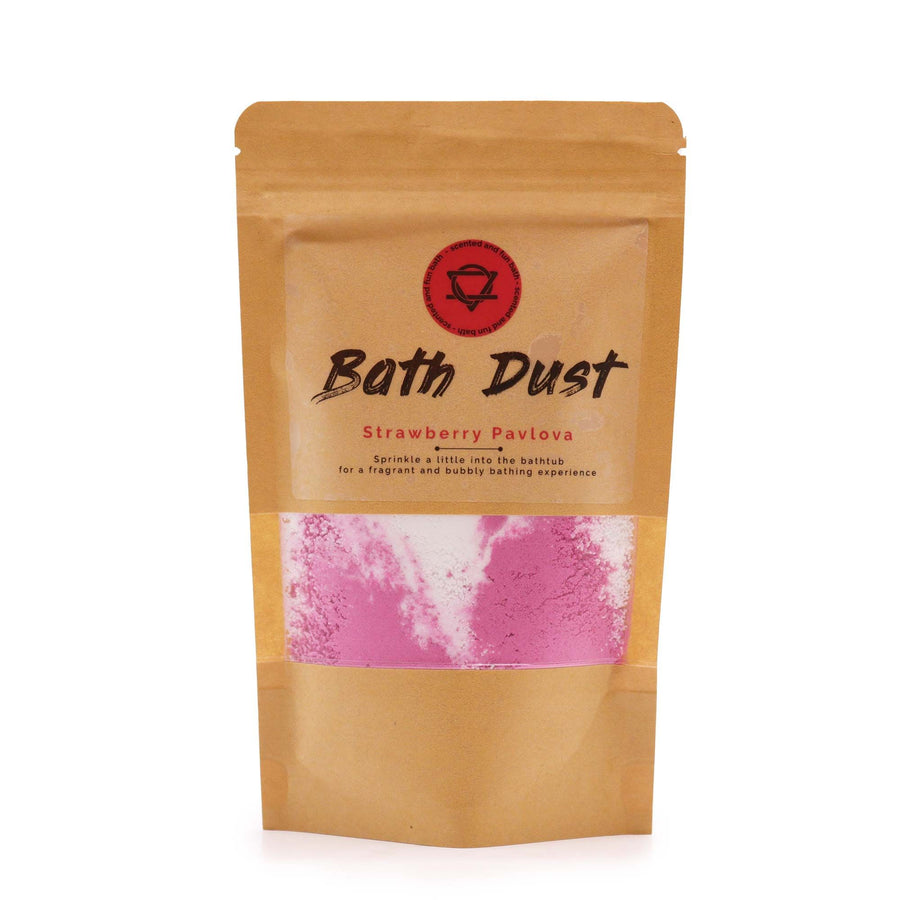 Poudre de Bain Effervescente Artisanale 200g – Pavlova Fraise