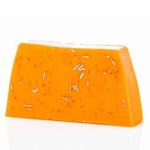 Savon Artisanal en Pain – Orange Souriante, Tranche ~100g