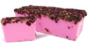 Savon Artisanal à la Rose et Pétales de Rose 100g