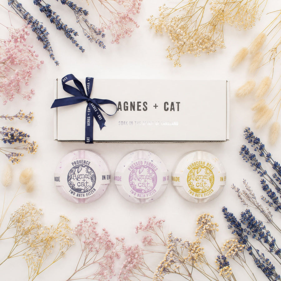 Coffret Bombes de Bain Secret Garden – Agnes + Cat