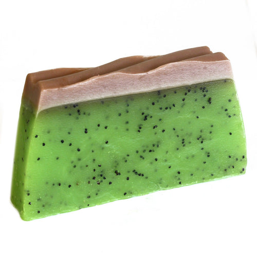 Tranche de savon exfoliant parfum kiwi