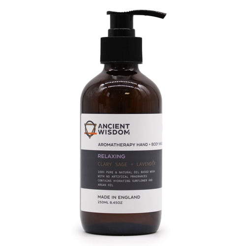 Gel Douche Mains et Corps Sauge Sclarée & Lavande 250ml