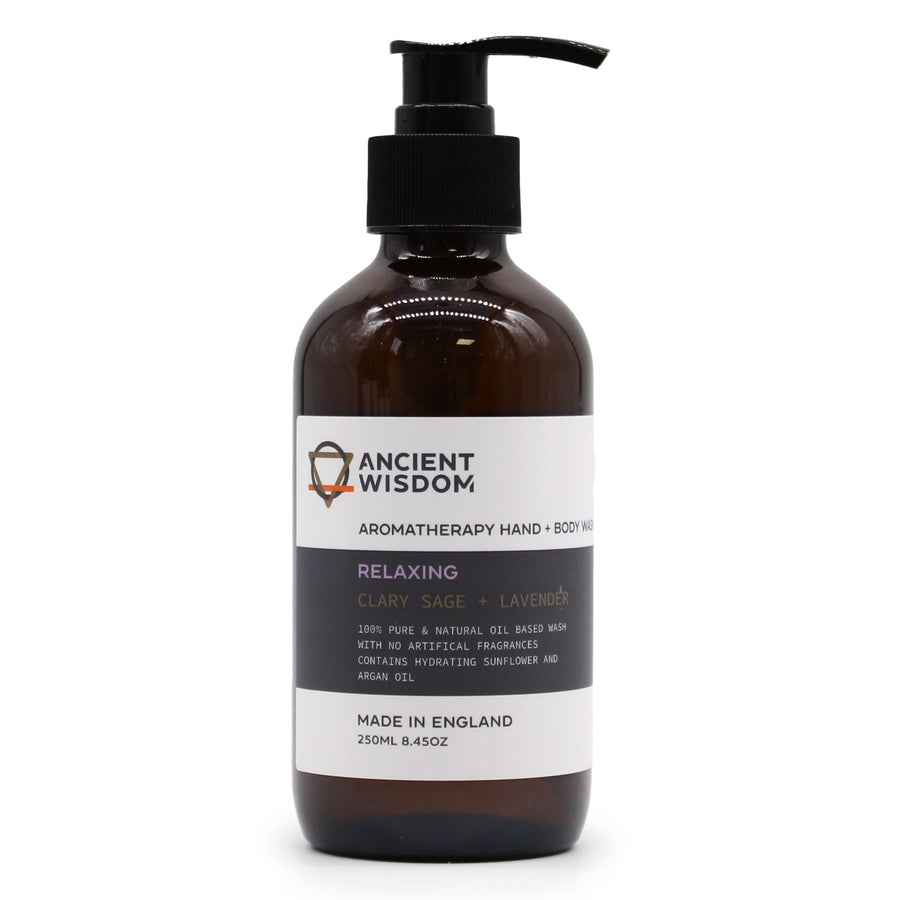 Gel Douche Mains et Corps Sauge Sclarée & Lavande 250ml