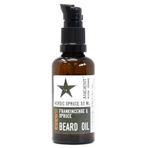 Huile à Barbe Naturelle 50ml – Épicéa Nordique