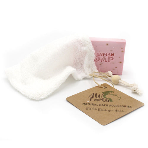 Sac à Savon Exfoliant – Fibre de Bambou