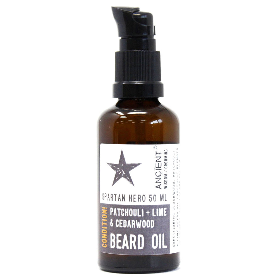Huile à Barbe Naturelle 50ml – Spartan Hero