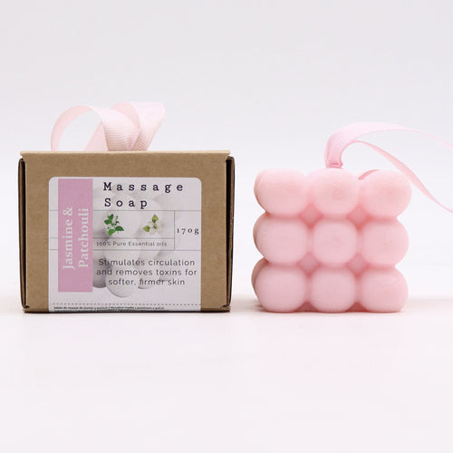 Savon de Massage en Coffret – Jasmin & Patchouli