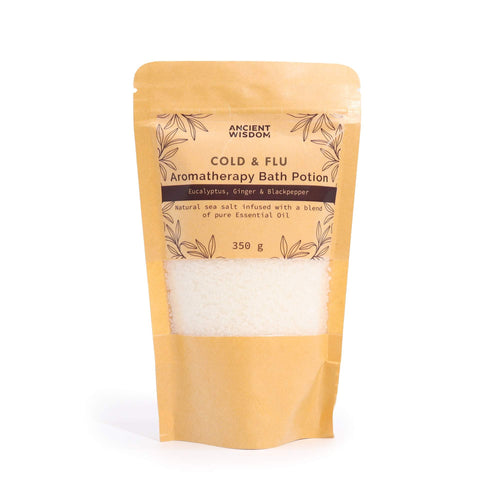 Sel de Bain Aromathérapie Rhume & Grippe - Sachet Kraft 350g