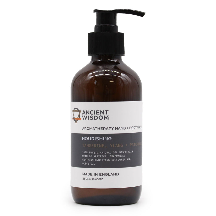 Savon Liquide Main & Corps 250ml – Mandarine, Ylang-Ylang & Patchouli