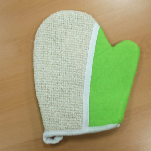 Gant de Gommage en Jute Naturelle – Coloris Assortis