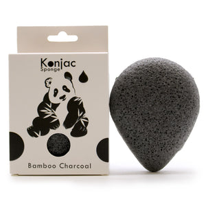 Éponge Konjac Charbon de Bambou