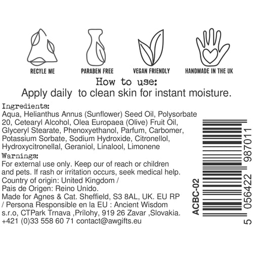 Crème Mains et Corps Sel Marin & Mousse 300ml