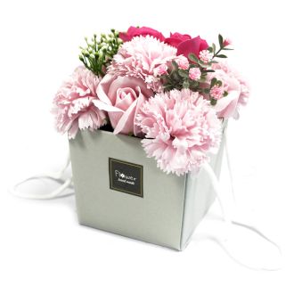 Bouquet de Fleurs de Savon pour le Bain – Rose & Œillet