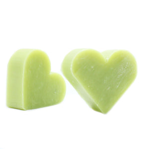 Savons d'Accueil Cœur au Thé Vert - Lot de 10