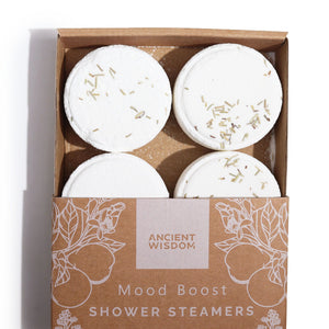 Tablettes Effervescentes de Douche Zen – Coffret de 4 Mood Boost