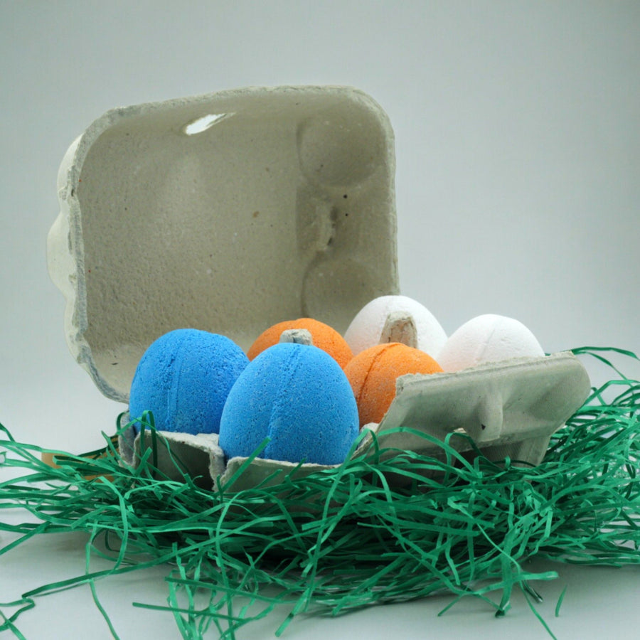 Lot de 6 Oeufs de Bain – Plateau Assorti