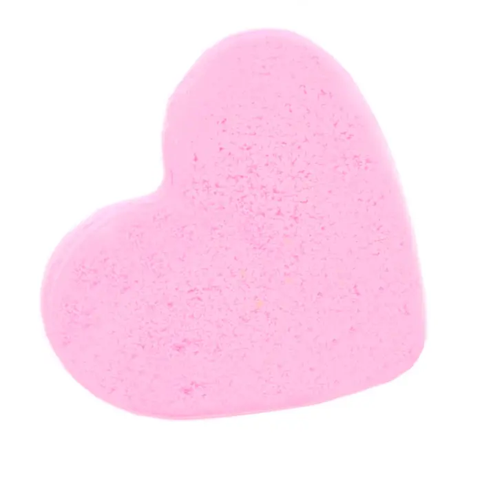 Bombes de Bain en coeur 70g - Bubblegum