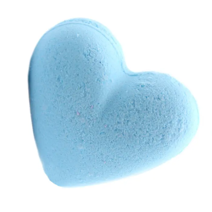 Bombe de Bain en coeur 70g - Talc de Bébé