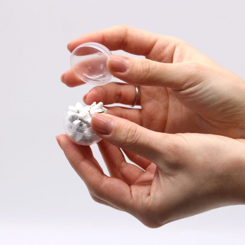 Boule de Bain avec un Bijou - Jaspe Blanche – Image 2
