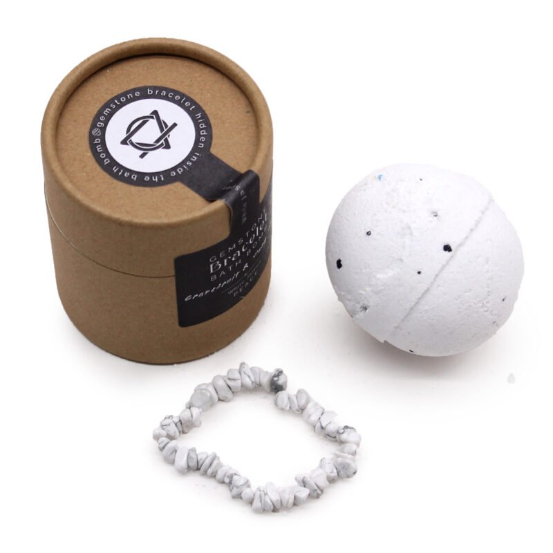 Boule de Bain avec un Bijou - Jaspe Blanche – Image 4