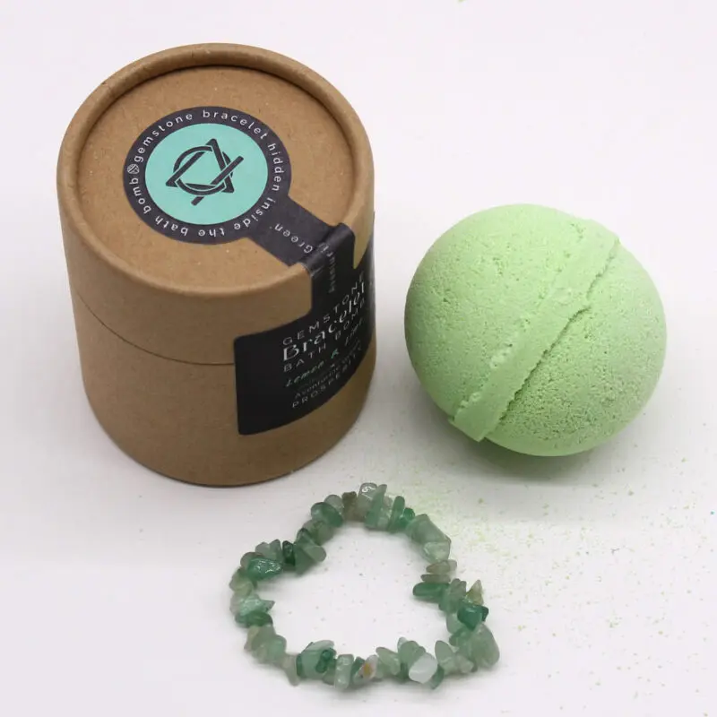 Bombe de Bain Effervescente avec Bijou - Aventurine – Image 4